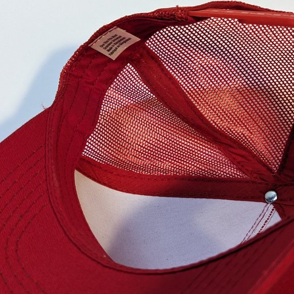 Red Bass Pro Shops Snapback Trucker Hat - Picture 4 of 4